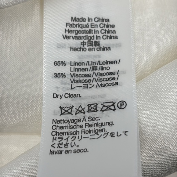 Madewell One-Shoulder Midi Dress in Lighthouse white size 2 NWT NQ624 - Picture 9 of 12